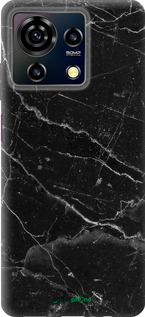 Силиконовый чехол Черный мрамор v2 для ZTE Blade V50 Vita - 5568u-3813 изображение 