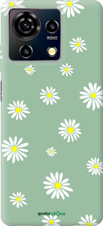 Силиконовый чехол Ромашки v4 для ZTE Blade V50 Vita - 5603u-3813 изображение 