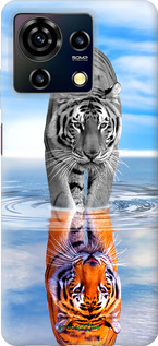 Силиконовый чехол Тигр для ZTE Blade V50 Vita - 6016u-3813 изображение 