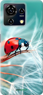Силиконовый чехол Божья коровка для ZTE Blade V50 Vita - 6049u-3813 изображение 