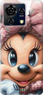 Силиконовый чехол Минни Маус с бантиком для ZTE Blade V50 Vita - 6055u-3813 изображение 