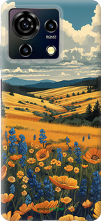 Силиконовый чехол Украинское поле для ZTE Blade V50 Vita - 6082u-3813 изображение 