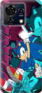 Силиконовый чехол Соник для ZTE Blade V50 Vita - 6284u-3813 изображение 