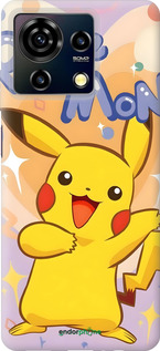 Силиконовый чехол Пикачу для ZTE Blade V50 Vita - 6383u-3813 изображение 