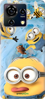 Силиконовый чехол Миньоны для ZTE Blade V50 Vita - 6386u-3813 изображение 