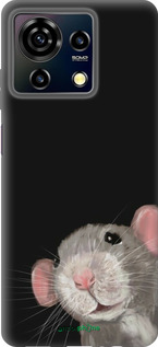 Силиконовый чехол The Peeking Rat для ZTE Blade V50 Vita - 6442u-3813 изображение 