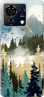 Силиконовый чехол С изображением лесного пейзажа для ZTE Blade V50 Vita - 6548u-3813 изображение 