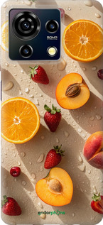 Силиконовый чехол Фрукты 3 для ZTE Blade V50 Vita - 6703u-3813 изображение 