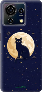 Силиконовый чехол Cute Cat Celestial/Witchy для ZTE Blade V50 Vita - 6787u-3813 изображение 