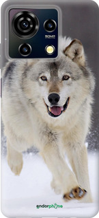 Силиконовый чехол Бегущий волк для ZTE Blade V50 Vita - 826u-3813 изображение 