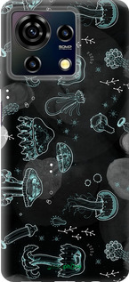 Силиконовый чехол Медузы для ZTE Blade V50 Vita - 906u-3813 изображение 