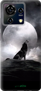 Силиконовый чехол Воющий волк для ZTE Blade V50 Vita - 934u-3813 изображение 