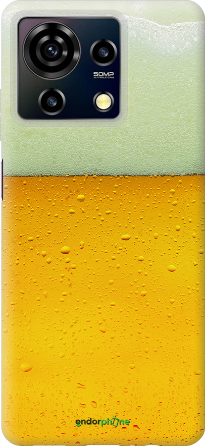 Силиконовый чехол Пиво для ZTE Blade V50 Vita - 1145u-3813 изображение 