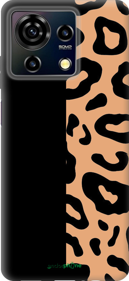 Силиконовый чехол Пятна леопарда для ZTE Blade V50 Vita - 4269u-3813 изображение 