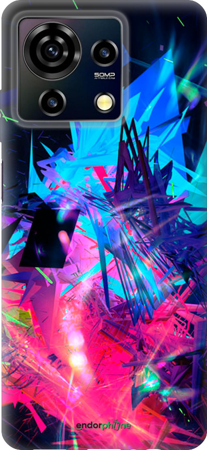 Силиконовый чехол Абстрактный чехол для ZTE Blade V50 Vita - 4681u-3813 изображение 