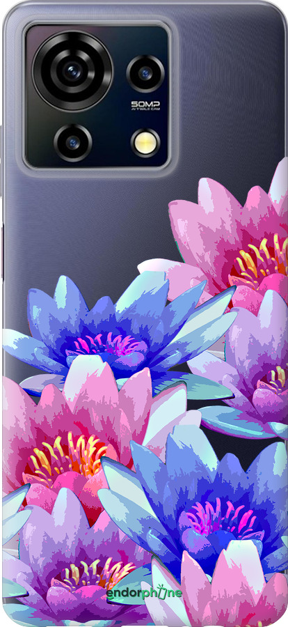 Силиконовый чехол Лотос для ZTE Blade V50 Vita - 4862u-3813 изображение 