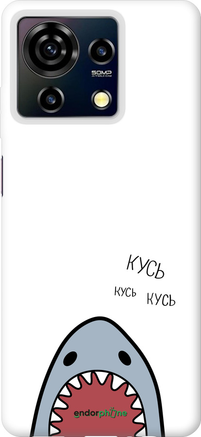 Силіконовий чехол Акула для ZTE Blade V50 Vita - 4870u-3813 изображение 