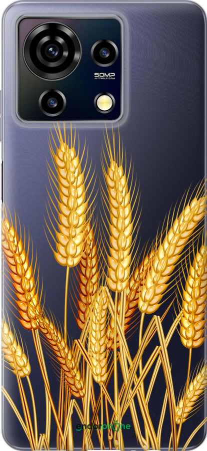 Силиконовый чехол Колоски пшеници для ZTE Blade V50 Vita - 5866u-3813 изображение 