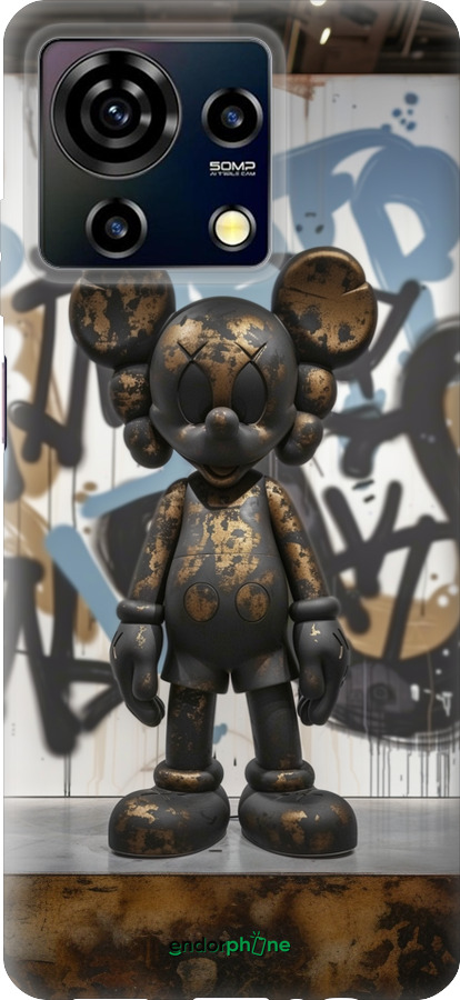 Силиконовый чехол Bronze kaws v2 для ZTE Blade V50 Vita - 6098u-3813 изображение 