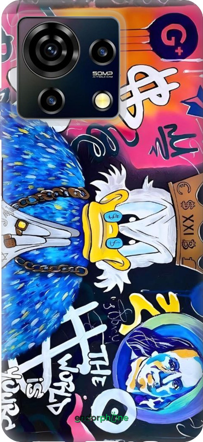 Силиконовый чехол Скрудж 2 для ZTE Blade V50 Vita - 6285u-3813 изображение 