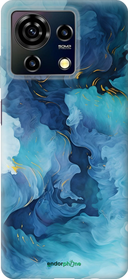 Силиконовый чехол Акварель для ZTE Blade V50 Vita - 6320u-3813 изображение 