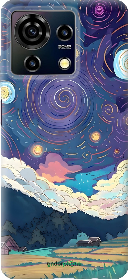 Силиконовый чехол Креативный арт для ZTE Blade V50 Vita - 6322u-3813 изображение 