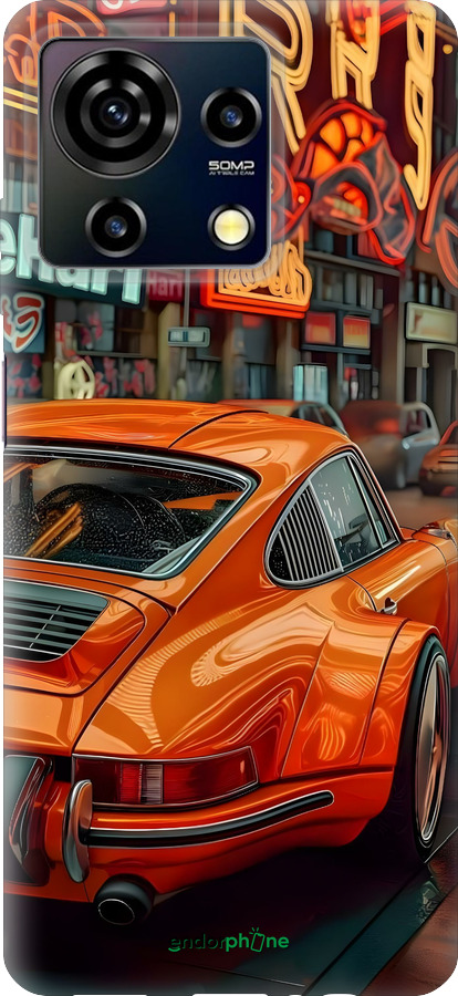 Силиконовый чехол Порше для ZTE Blade V50 Vita - 6334u-3813 изображение 