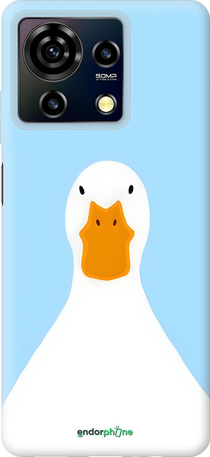 Силиконовый чехол Гусь для ZTE Blade V50 Vita - 6350u-3813 изображение 