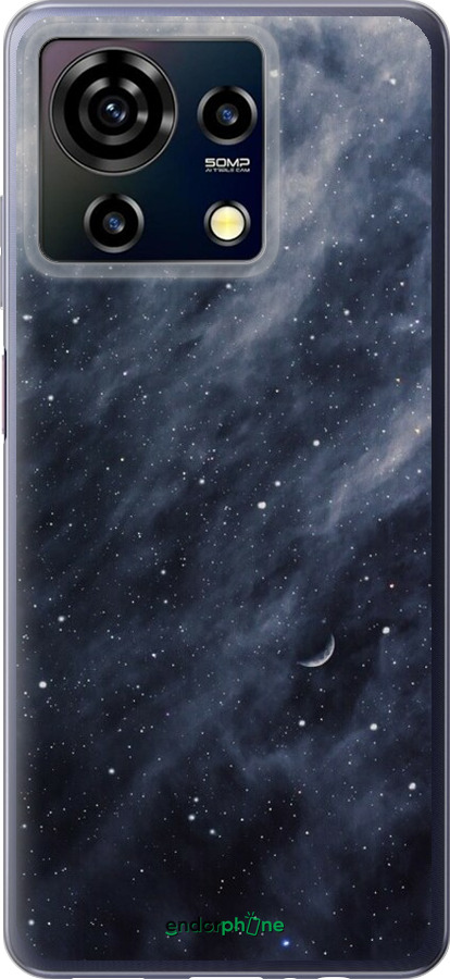 Силіконовий чехол Сині хмари, Синій місяць для ZTE Blade V50 Vita - 6398u-3813 изображение 