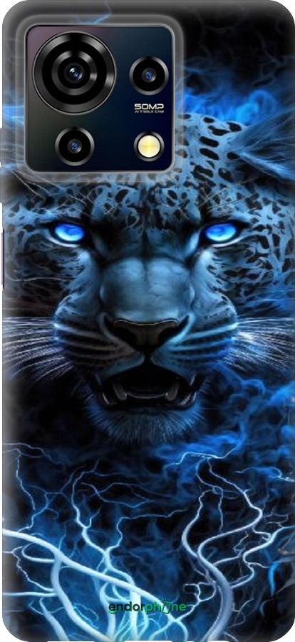 Силиконовый чехол Ледяной леопард для ZTE Blade V50 Vita - 6460u-3813 изображение 