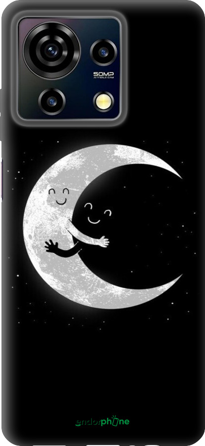 Силиконовый чехол Лунные объятия для ZTE Blade V50 Vita - 6508u-3813 изображение 