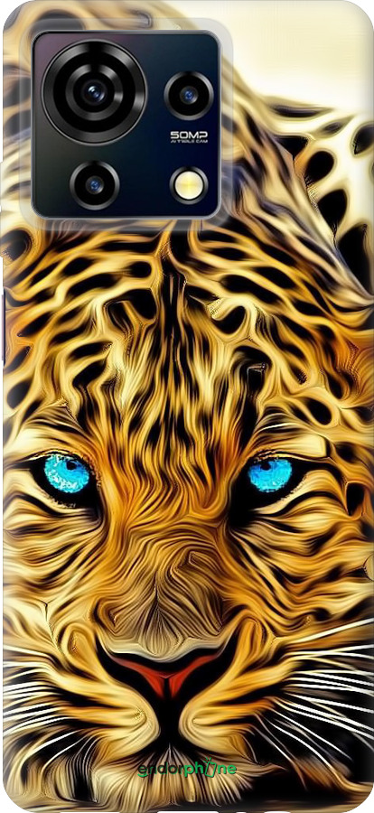 Силиконовый чехол Леопард для ZTE Blade V50 Vita - 6611u-3813 изображение 