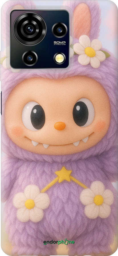 Силиконовый чехол Лабубу 1 для ZTE Blade V50 Vita - 6709u-3813 изображение 