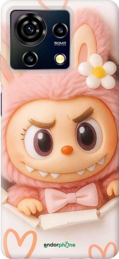 Силиконовый чехол Лабубу 2 для ZTE Blade V50 Vita - 6710u-3813 изображение 