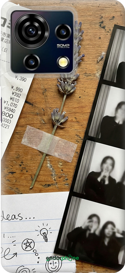 Силіконовий чехол Aesthetic Scrapbook Collage для ZTE Blade V50 Vita - 6773u-3813 изображение 