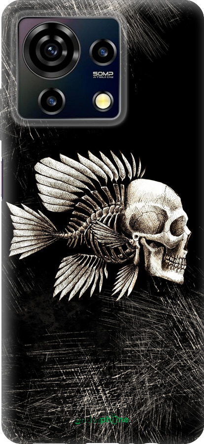 Силиконовый чехол Рыбо-человек для ZTE Blade V50 Vita - 683u-3813 изображение 