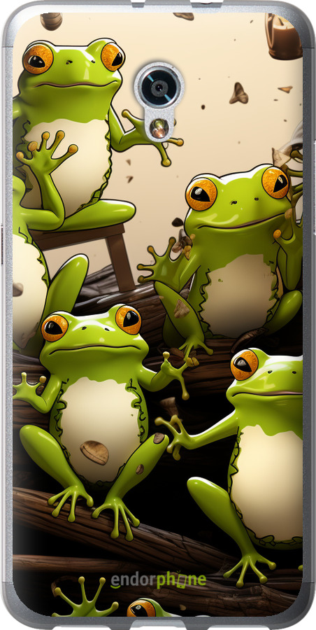 Силіконовий чехол Жабки для ZTE Blade V7 - 5656u-688 изображение 