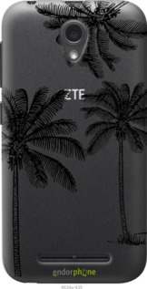 Силіконовий чехол Пальми1 для ZTE L110 - 4634u-435 изображение 