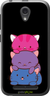 Силіконовий чехол Милі котятка для ZTE L110 - 6518u-435 изображение 