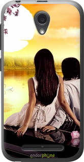 Силіконовий чехол Sunset для ZTE L110 - 6607u-435 изображение 