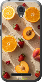 Силиконовый чехол Фрукты 3 для ZTE L110 - 6703u-435 изображение 