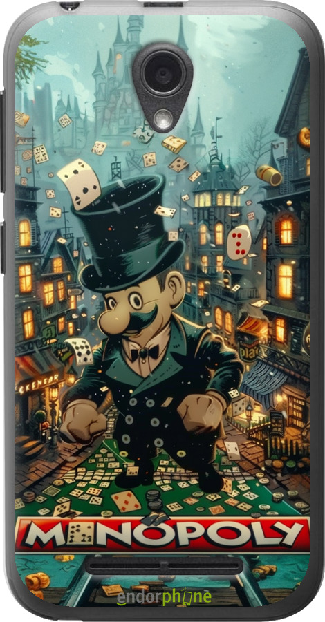 Силиконовый чехол Сказочный Monopoly для ZTE L110 - 6086u-435 изображение 