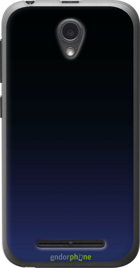 Силіконовий чехол Градієнт у темно-синьому стилі для ZTE L110 - 6542u-435 изображение 