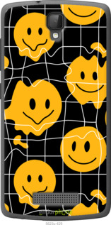 Силиконовый чехол Смайлы v3 для ZTE L5 - 5623u-429 изображение 