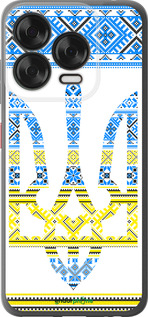 Силіконовий чехол Герб - вишиванка жовто-блакитна  для ZTE Nubia V70 Design - 1197u-4084 изображение 