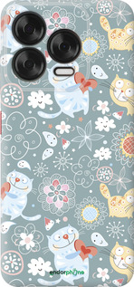 Силиконовый чехол Котята v3 для ZTE Nubia V70 Design - 1223u-4084 изображение 