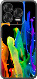 Силиконовый чехол брызги краски для ZTE Nubia V70 Design - 3957u-4084 изображение 