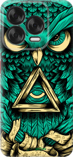 Силіконовий чехол Сова Арт-тату для ZTE Nubia V70 Design - 3971u-4084 изображение 