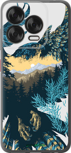 Силиконовый чехол Арт-орел на фоне природы для ZTE Nubia V70 Design - 3983u-4084 изображение 