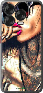 Силіконовий чехол Дівчина в тату для ZTE Nubia V70 Design - 4001u-4084 изображение 